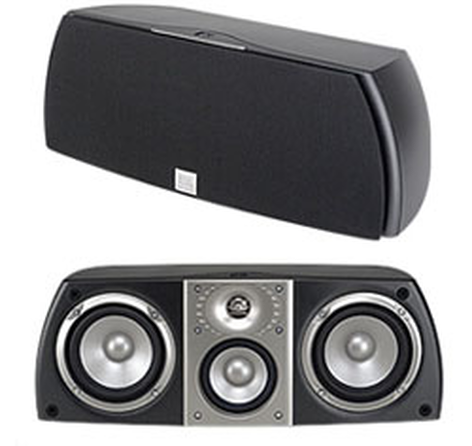 STUDIO S CENTER II - Black - 3-Way Dual 5.25 inch Center Channel - Hero